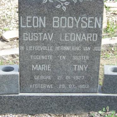 BOOYSEN Gustav Leonard 1927-1993