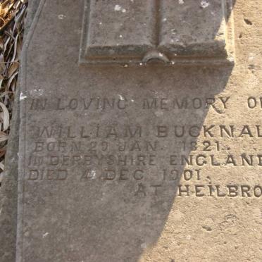 BUCKNALL William 1821-1901