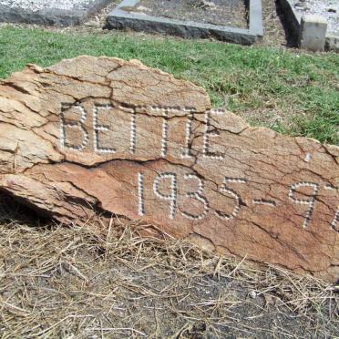 BREDENKAMP Bettie 1935-1997