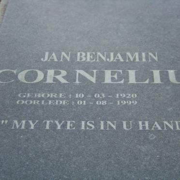 CORNELIUS Jan Benjamin 1920-1999