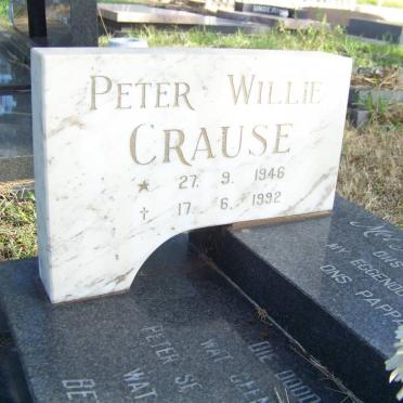 CRAUSE Peter Willie 1946-1992