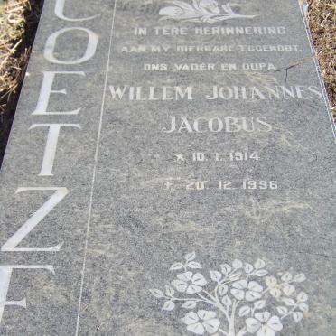 COETZER Willem Johannes Jacobus 1914-1996
