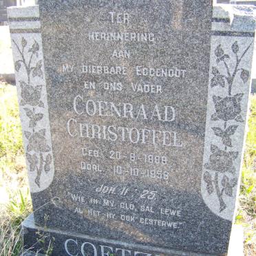 COETZER Coenraad Christoffel 1888-1958