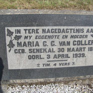 COLLER Maria C.G., van nee SENEKAL 1881-1939