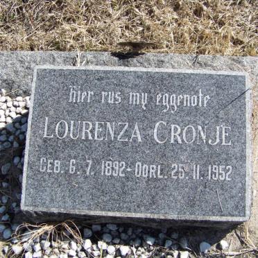 CRONJE Lourenza 1892-1952