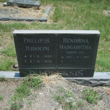 ELS Phillipus Rudolph 1886-1979 &amp; Hendrina Margaretha DU PLESSIS 1911-
