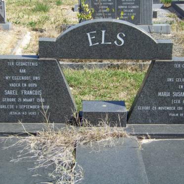 ELS Sarel Francois 1908-1980 &amp; Maria Susanna Philippina GERBER 1911-