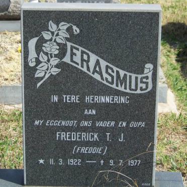 ERASMUS Frederick T.J. 1922-1977