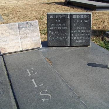ELS Wessel J. 1936-1983 &amp; Wilna C.J. PIENAAR 1942- :: HERBST S.C. nee ELS -2007 _2