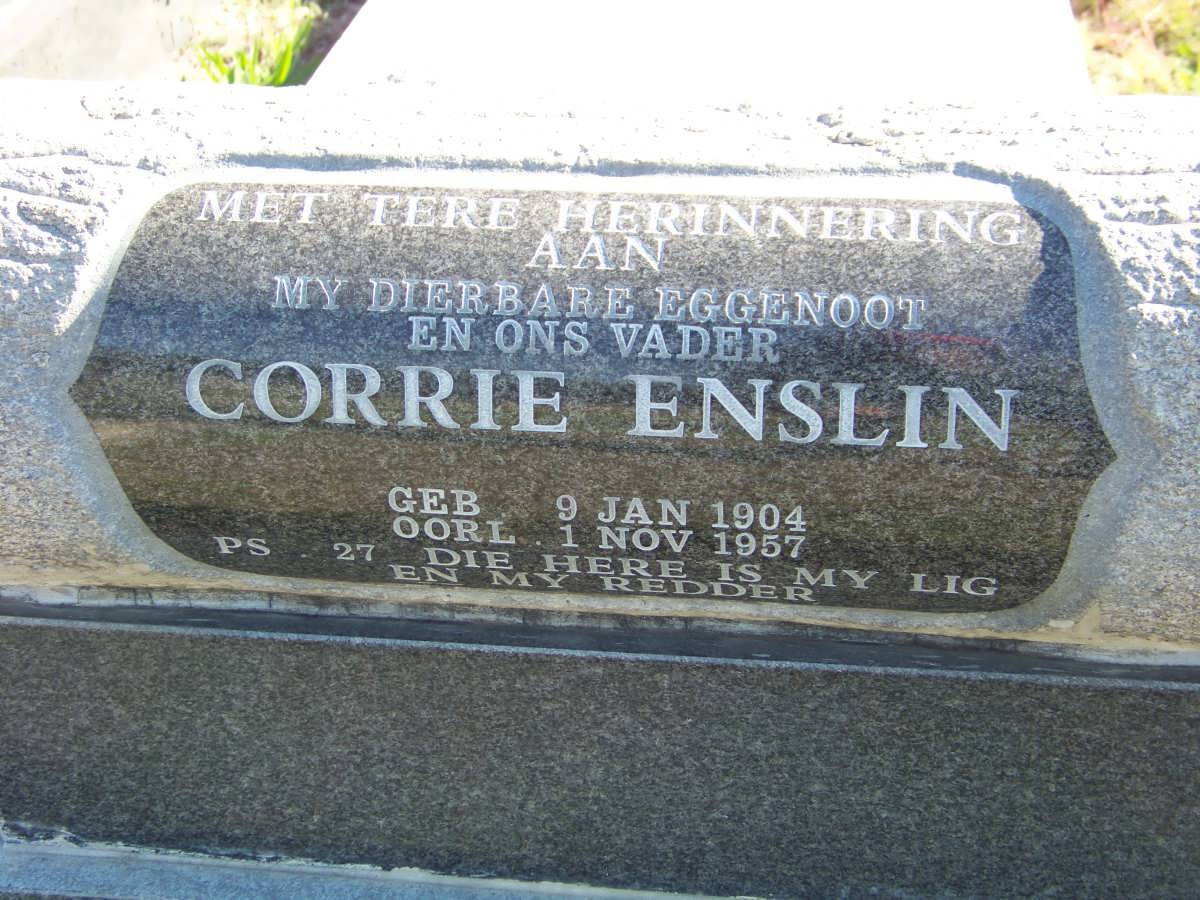 ENSLIN Corrie 1904-1957