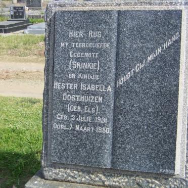 ELS Skinkie :: OOSTHUIZEN Hester Isabella nee ELS 1931-1950