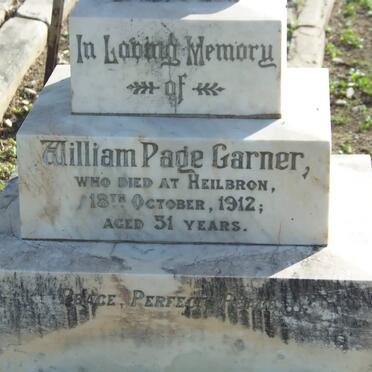 GARNER William Page -1912