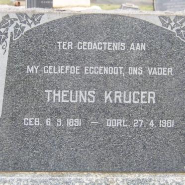 KRUGER Theuns 1891-1961