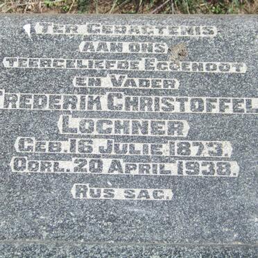LOCHNER Frederik Christoffel 1873-1938