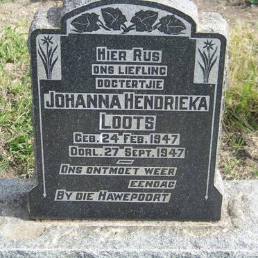LOOTS Johanna Hendrieka 1947-1947