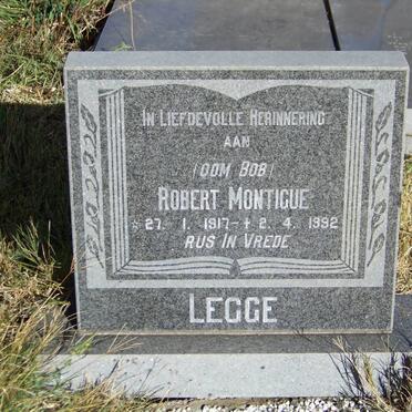 LEGGE Robert Montigue 1917-1992