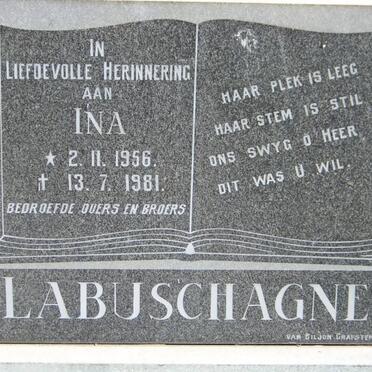 LABUSCHAGNE Ina 1956-1981