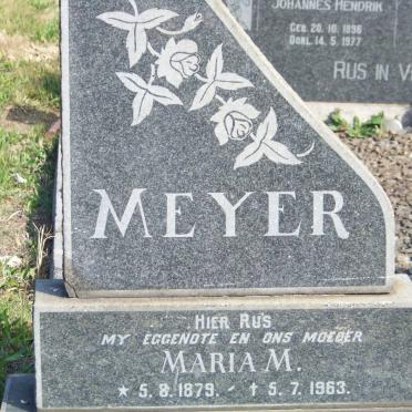 MEYER Maria M.1879-1963