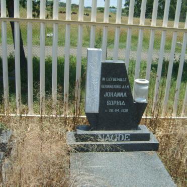 NAUDE Johanna Sophia 1938-