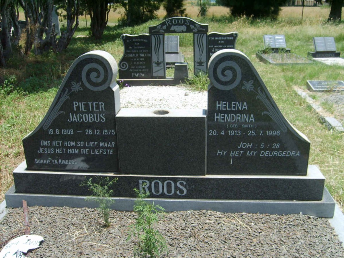 ROOS Pieter Jacobus 1908-1975 & Helena Hendrina SMITH 1913-1996