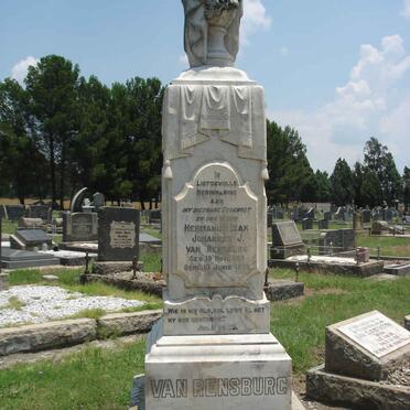 RENSBURG Hermanus Izak Johannes, J. van 1869-1939