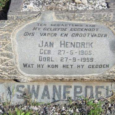SWANEPOEL Jan Hendrik 1905-1959