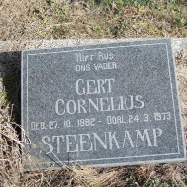 STEENKAMP Gert Cornelius 1882-1973