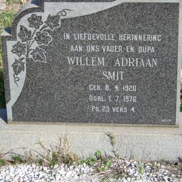 SMIT William Adriaan 1920-1976