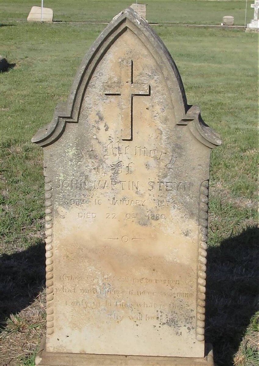 STEYN John Martin 1874-1880