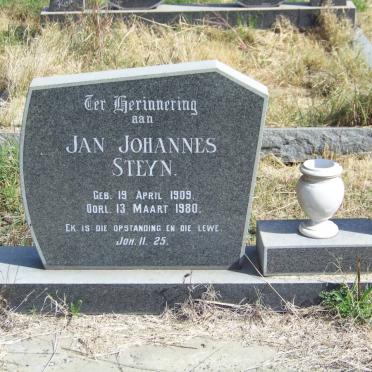 STEYN Jan Johannes 1909-1980