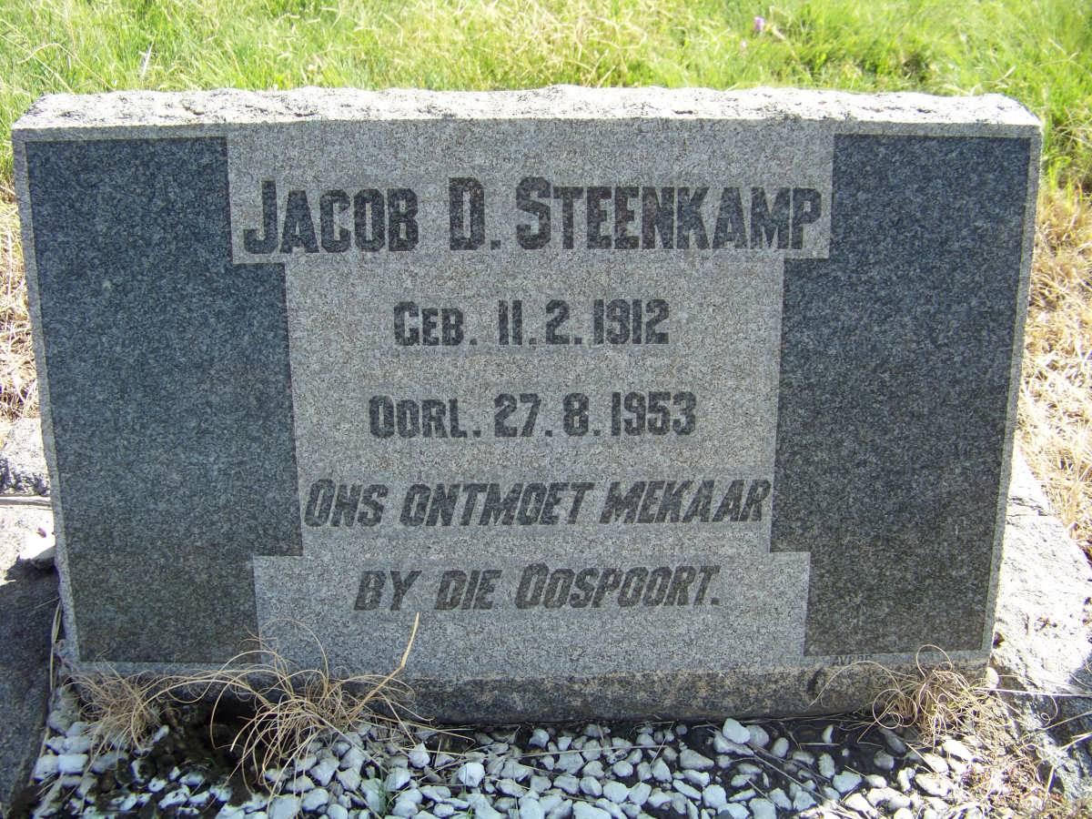 STEENKAMP Jacob D. 1912-1953