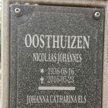 OOSTHUIZEN Nicolaas Johannes 1936-2016 &amp; Johanna Catharina Els 1936-