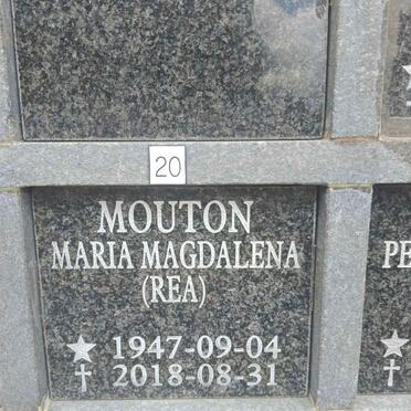 MOUTON Maria Magdalena 1947-2018