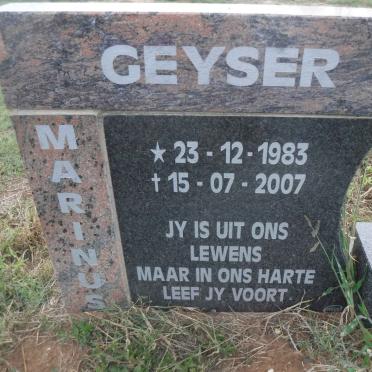 GEYSER Marinus 1983-2007