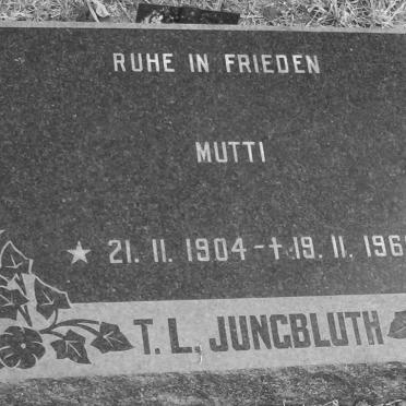 JUNGBLUTH T.L. 1904-1966