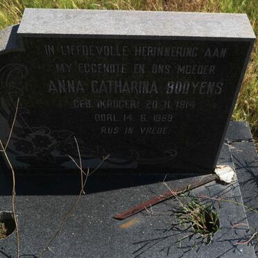BOOYENS Anna Catharina nee KRUGER 1914-1969