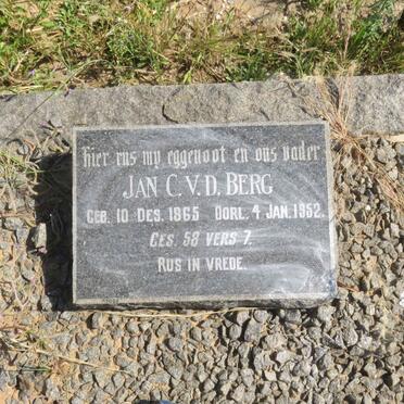 BERG Jan C., v.d. 1865-1952