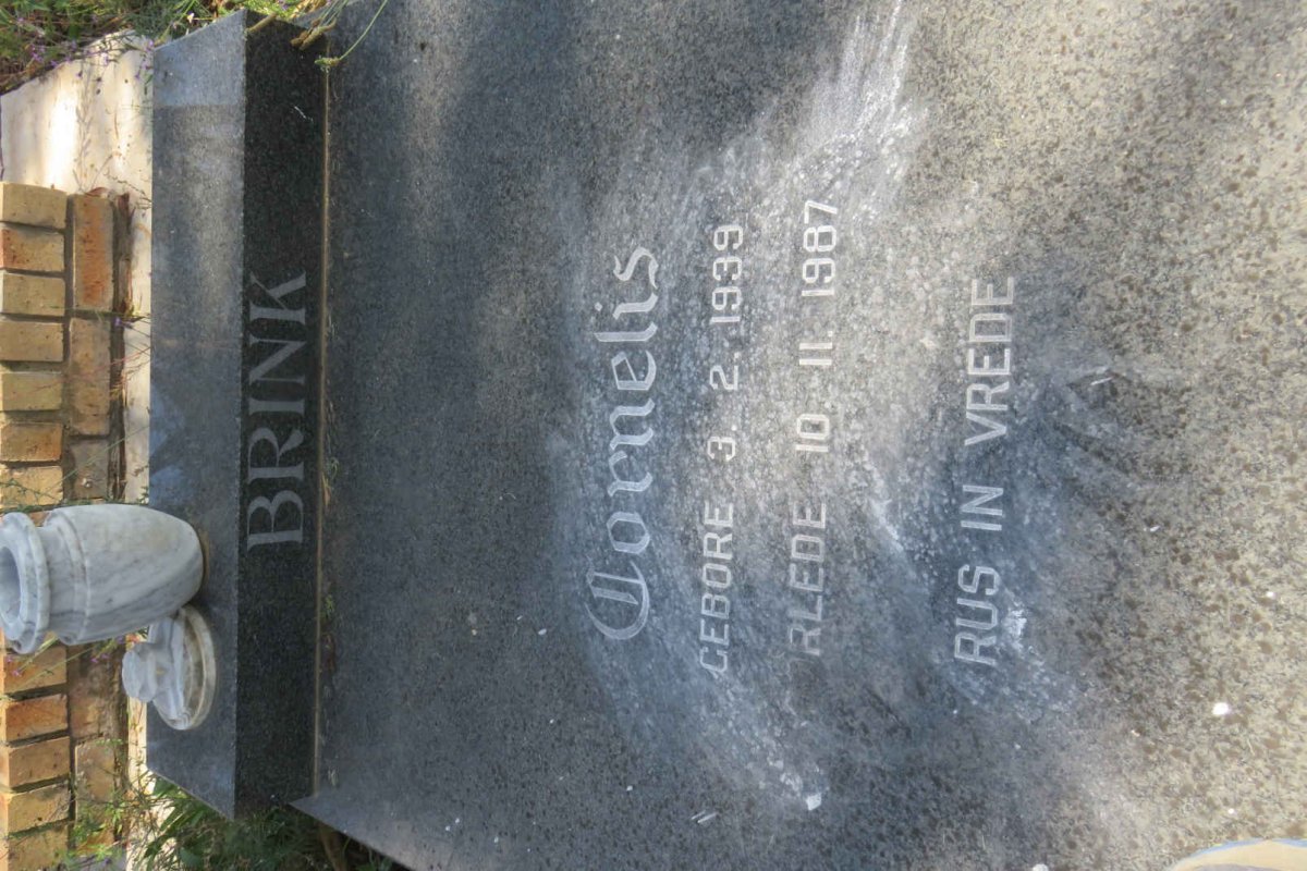 BRINK Cornelis 1939-1987