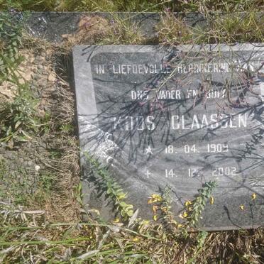 CLAASSEN Koos 1909-2002 &amp; Johanna 1916-2003