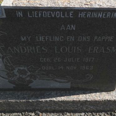 ERASMUS Andries Louis 1917-1963