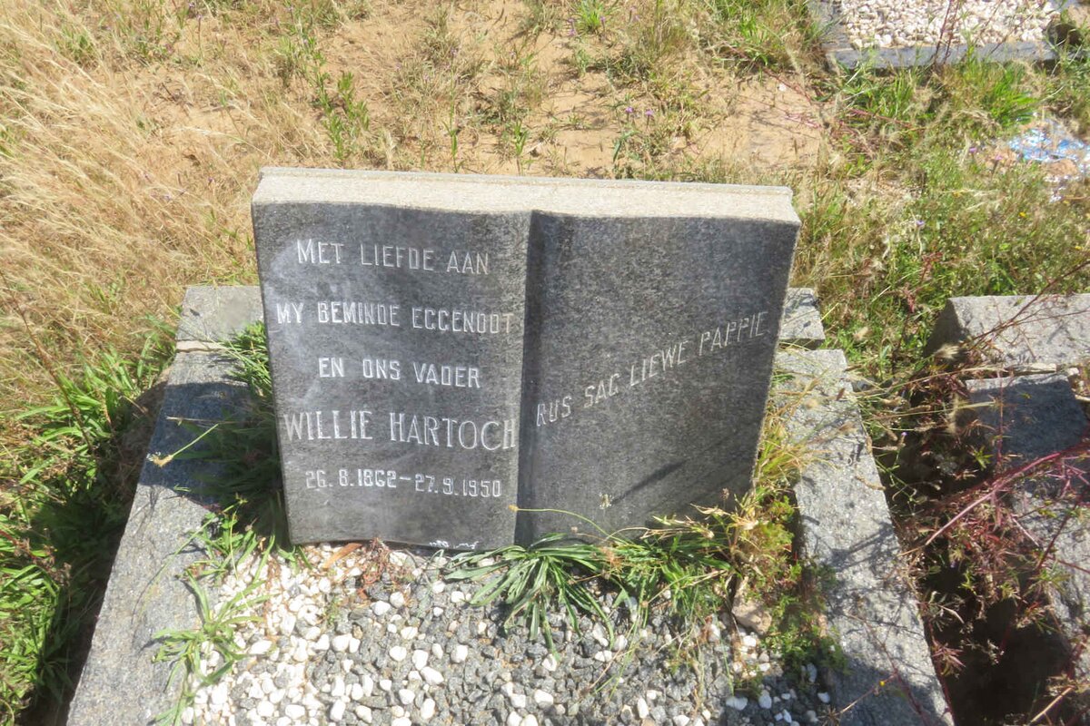 HARTOGH Willie 1862-1950