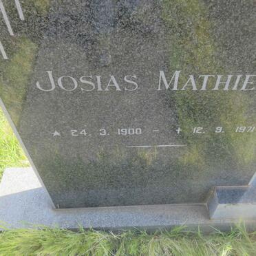 HOFFMAN Josias Mathiem 1900-1971