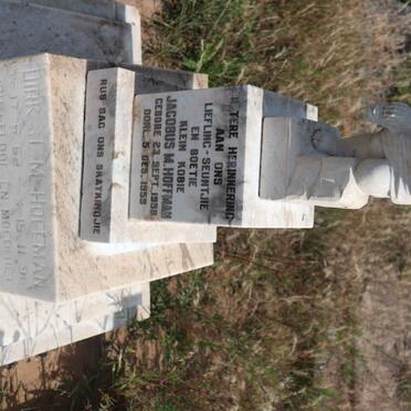 HOFFMAN Jacobus M. 1958-1959 :: HOFFMAN Dirk J.M. 1962-1996