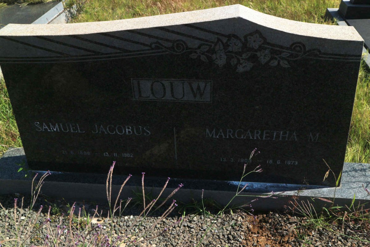 LOUW Samuel Jacobus 1898-1982 & Margaretha M. 1903-1973