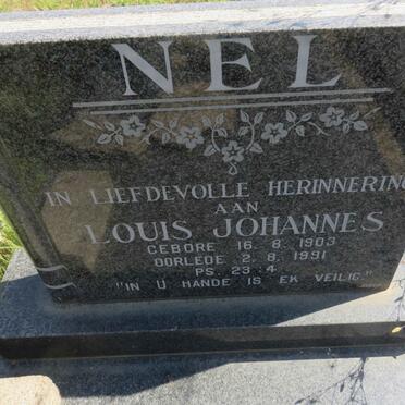 NEL Louis Johannes 1903-1991