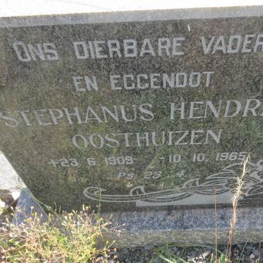 OOSTHUIZEN Stephanus Hendrik 1909-1965