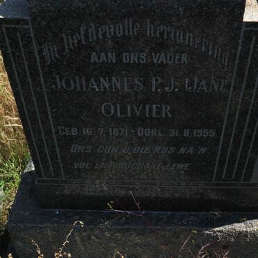 OLIVIER Johannes P.J. 1871-1955
