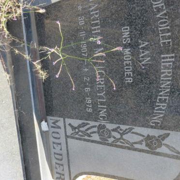 PIENAAR Ernest Hendrik 1913-1972 &amp; Martha M. GREYLING 1907-1979