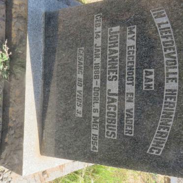 PIENAAR Johannes Jacobus 1888-1954