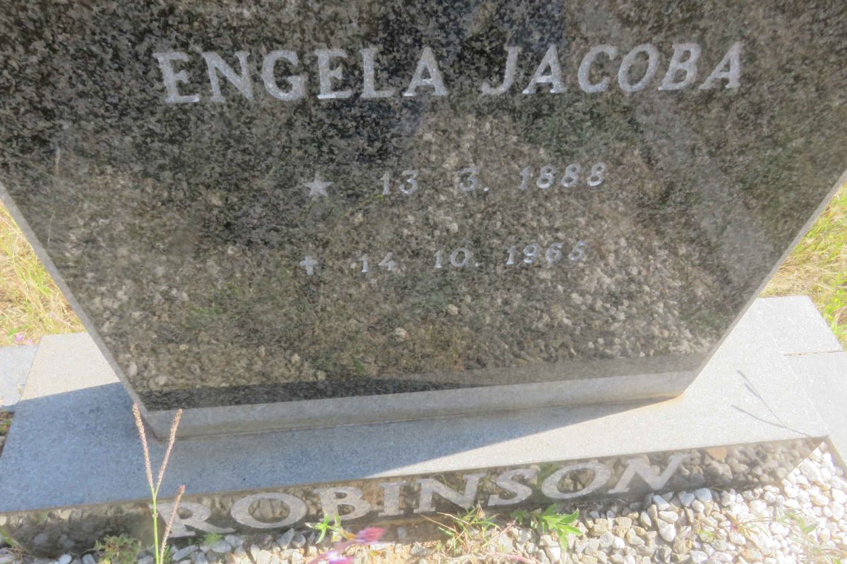 ROBINSON Engela Jacoba 1888-1965